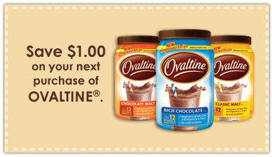Ovaltine Coupone